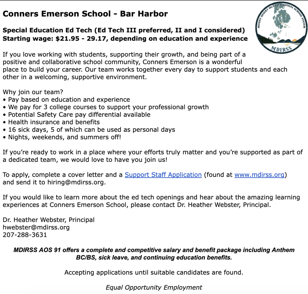 Advertisement for Special Education Ed Tech