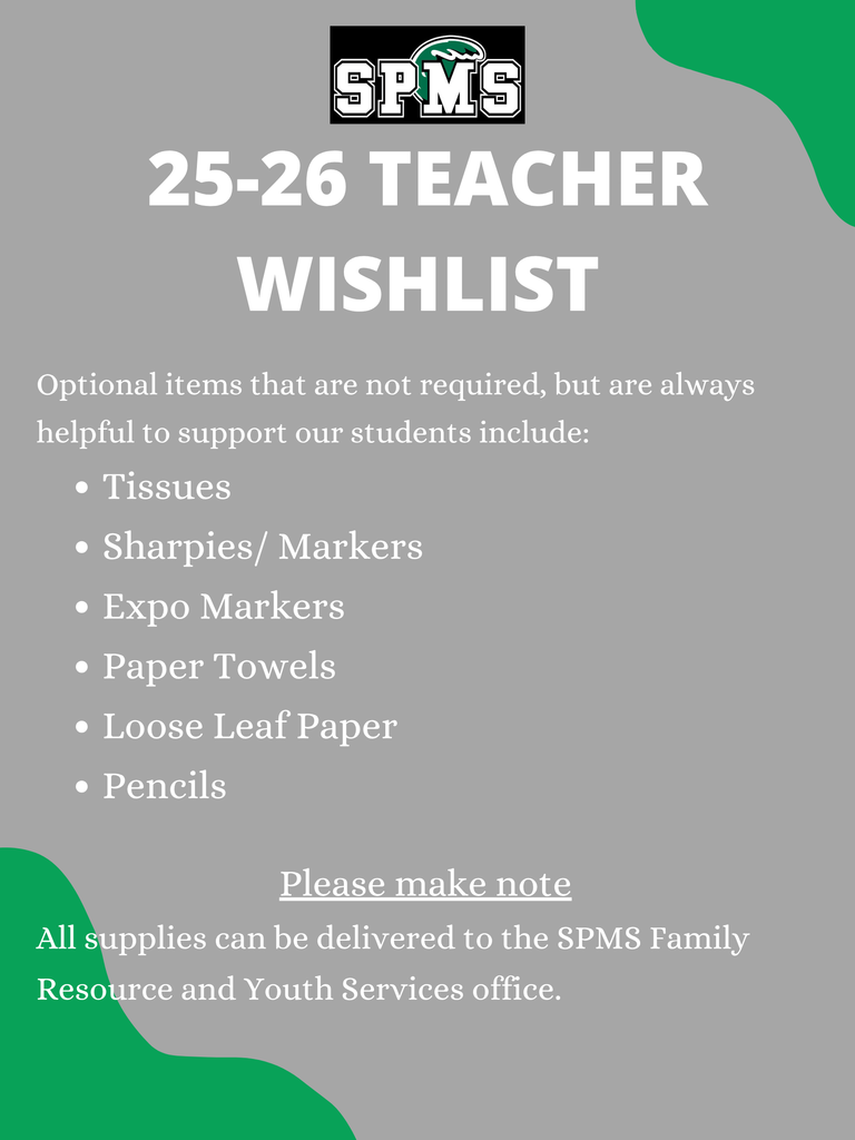 Teacher Wish List