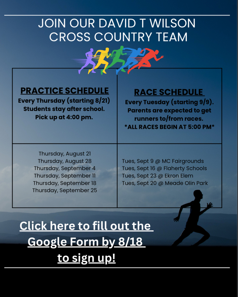 Cross Country Sign Up Information