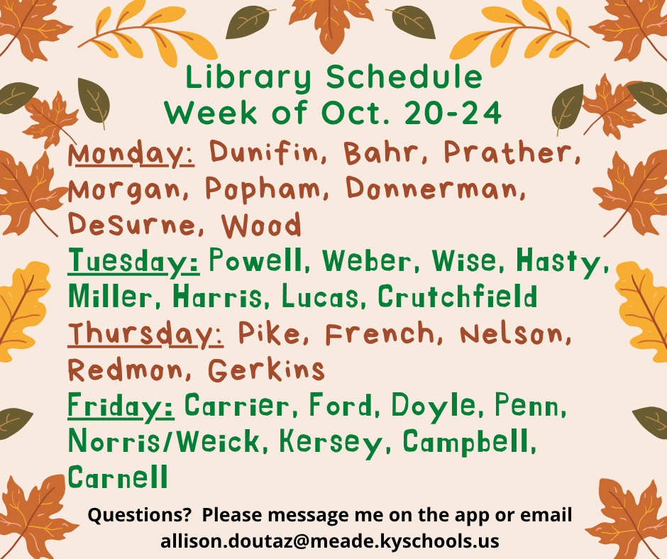 Lib week, Oct 20-24