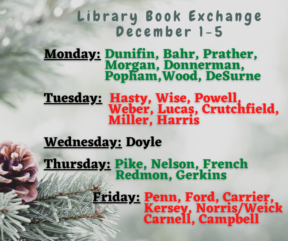 Lib week, Dec 1-5
