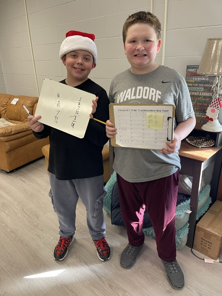 Mrs. Bates 4th grade class doing order of operations.