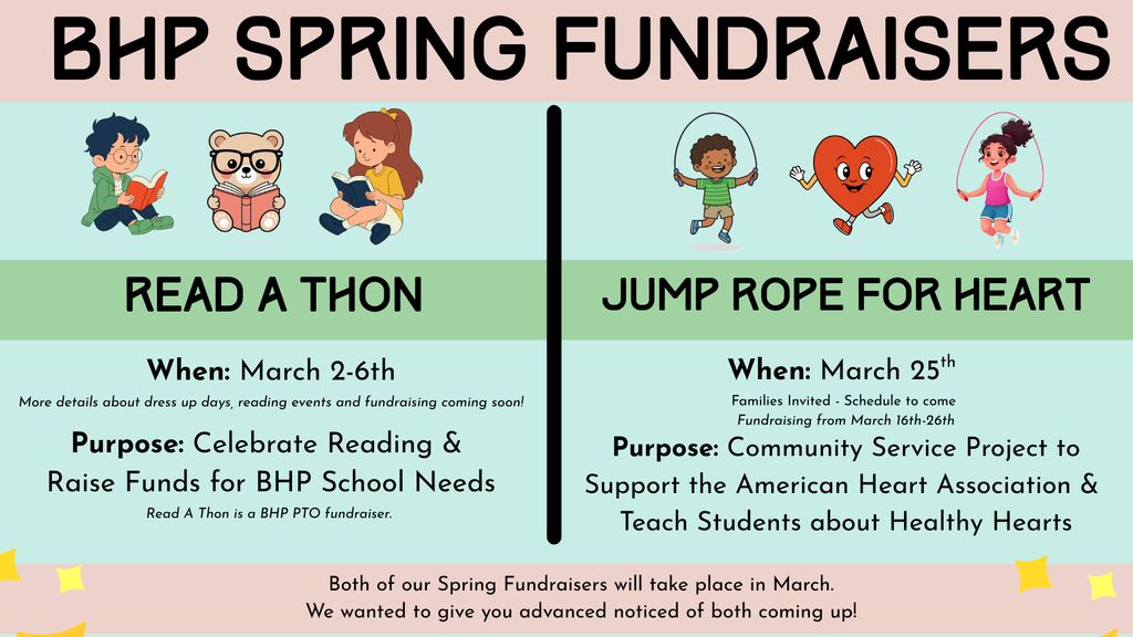 Spring Fundraiser Information 