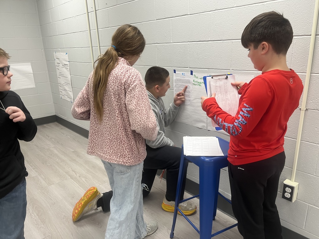 Students hard at work. 