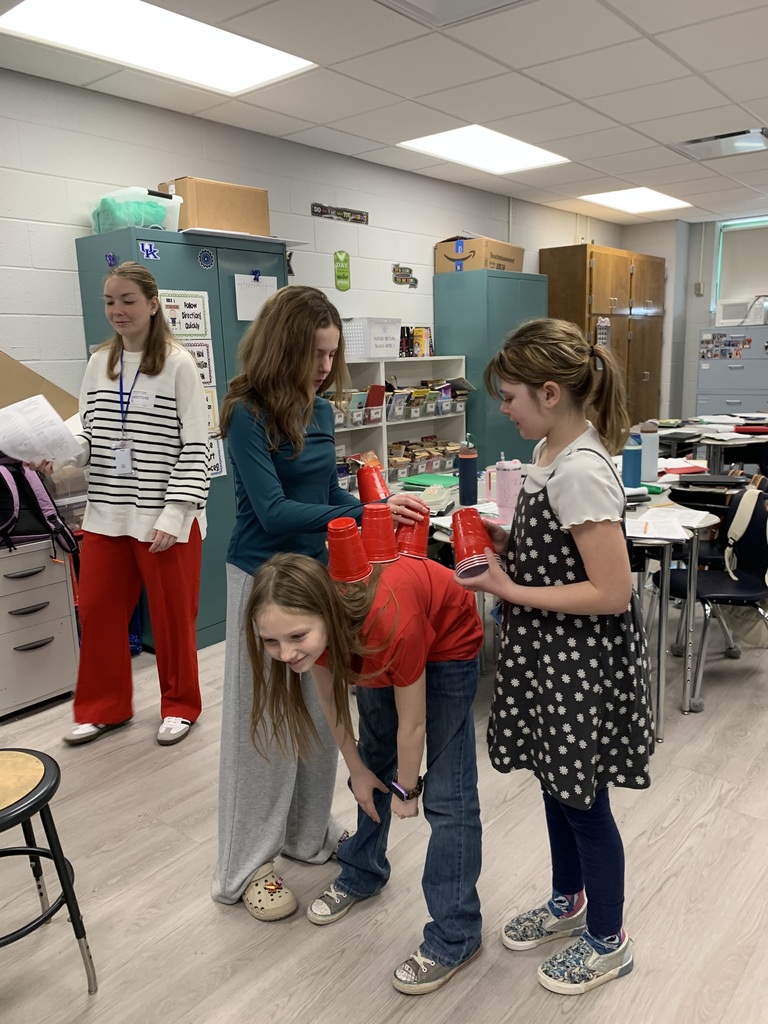 Students hard at work. 