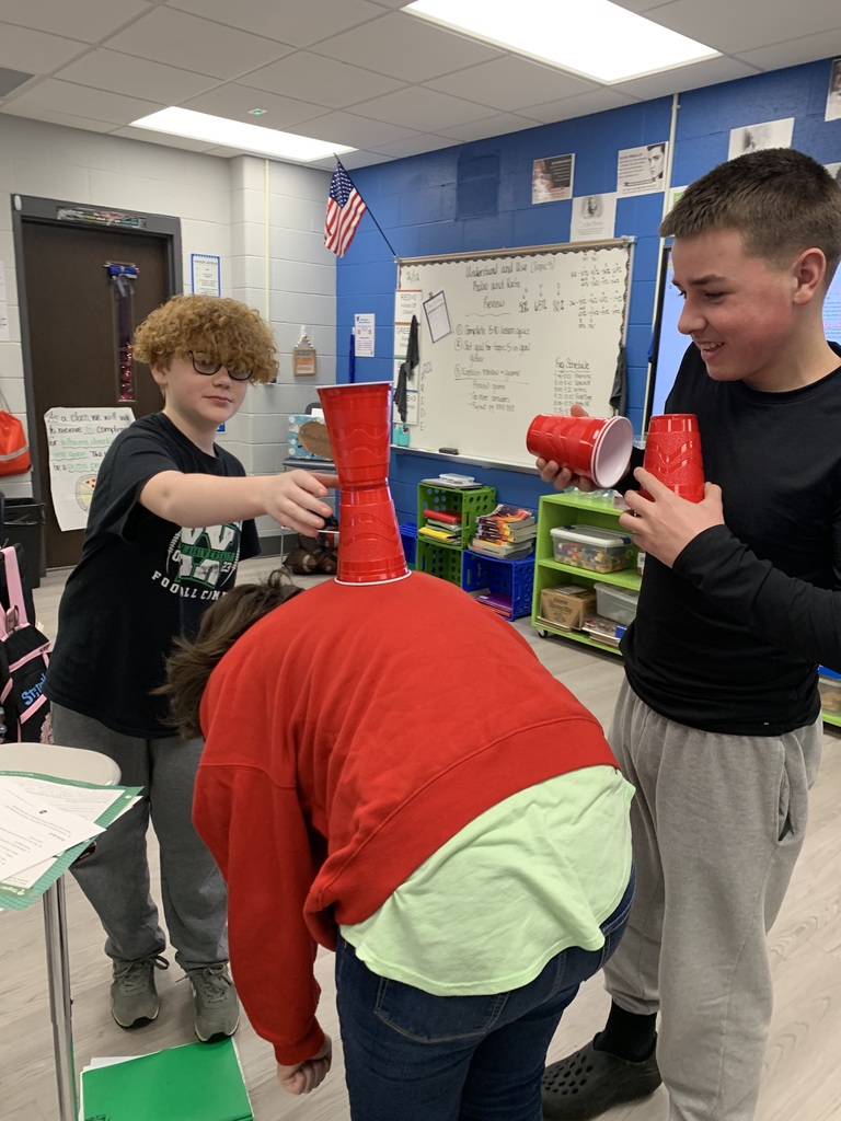 Students hard at work. 