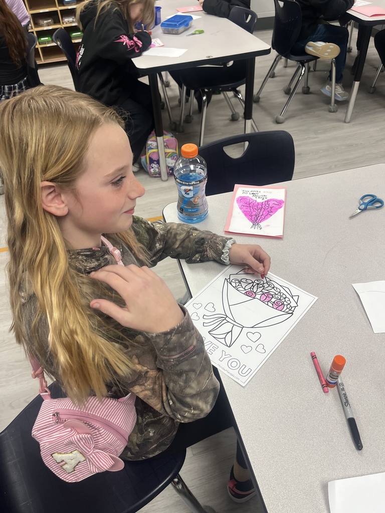 Students hard at work. 