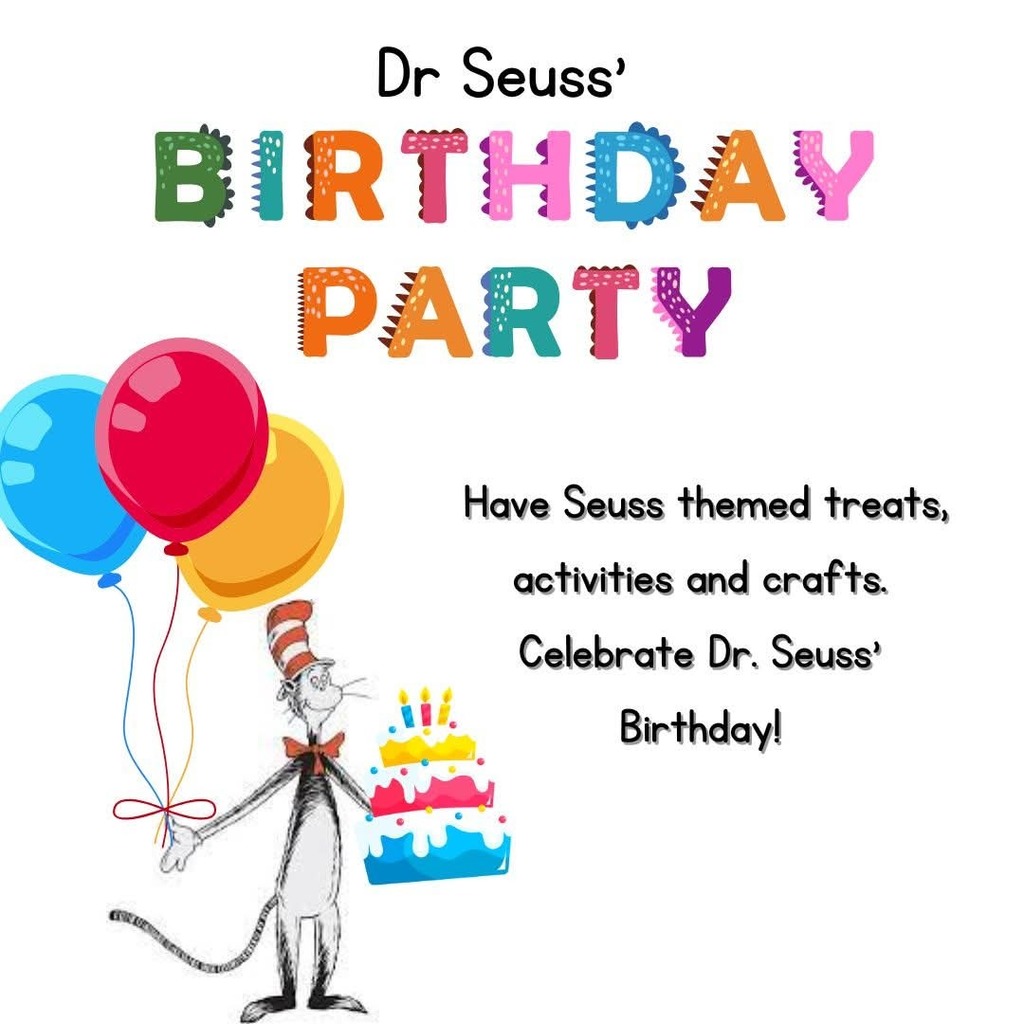 MCPL_Dr. Seuss b-day_Mon, 3-2 at 4:30