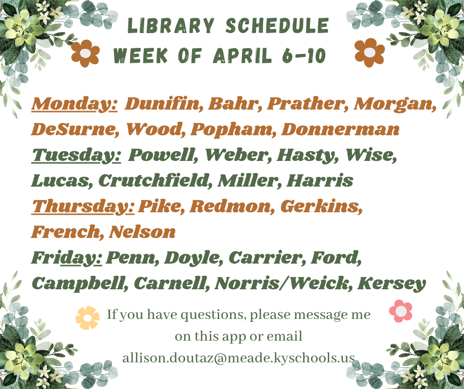 Lib. week April 6-10