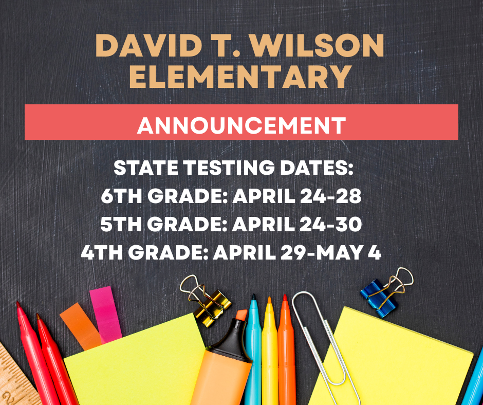 State Testing Dates