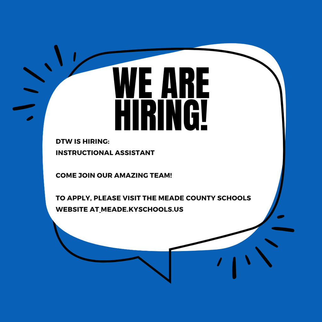We're hiring