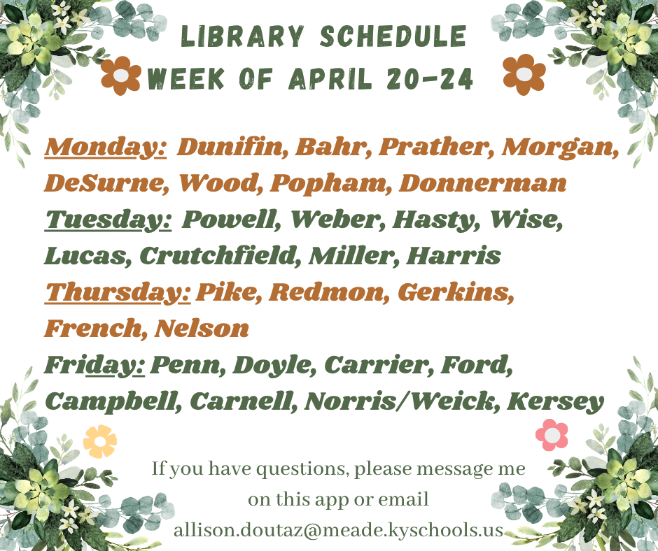 Lib. week Apr. 20-24
