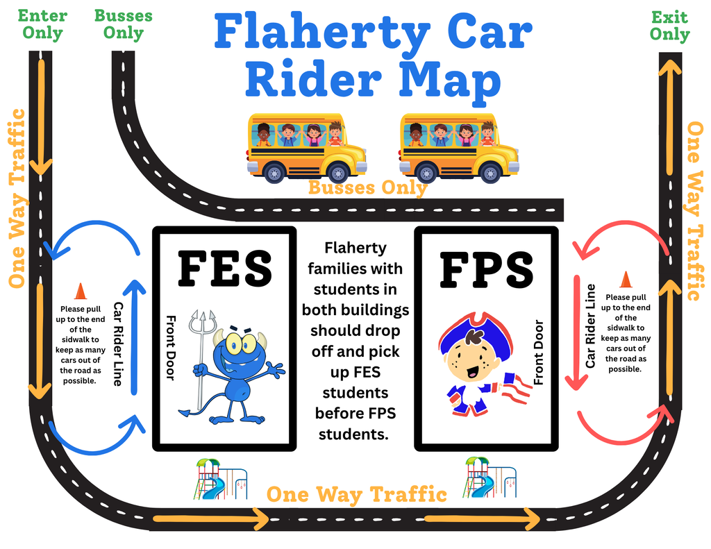 car rider map