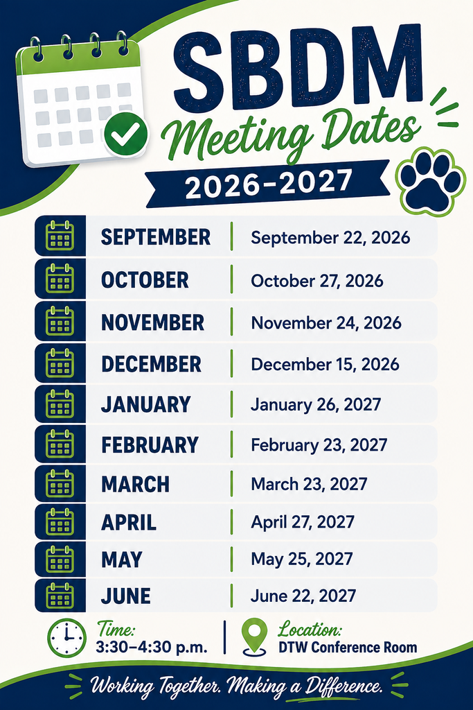 SBDM Dates
