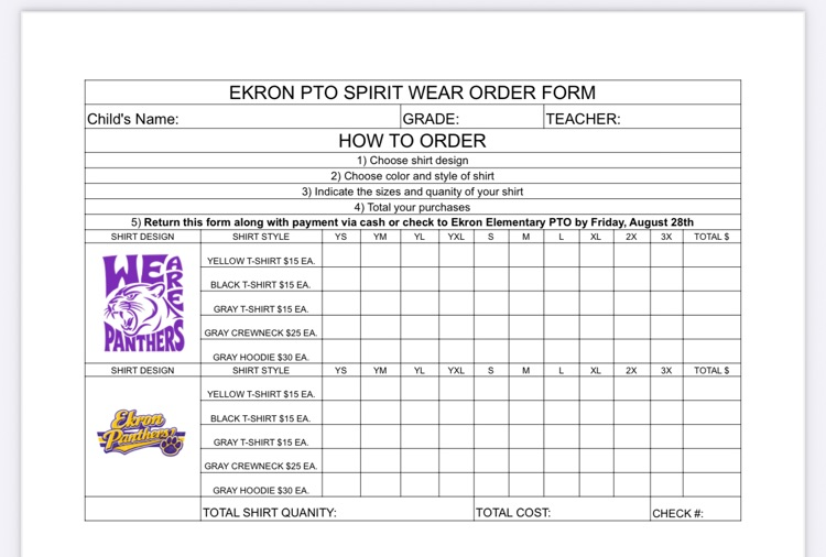 spirit wear
