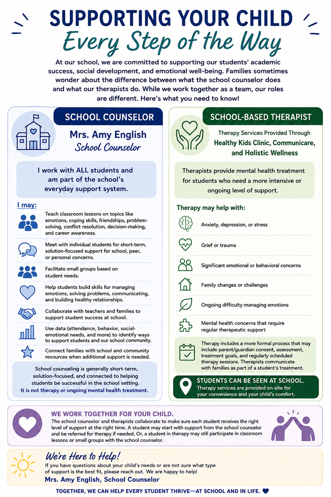 School Counselor and Therapy Services 
