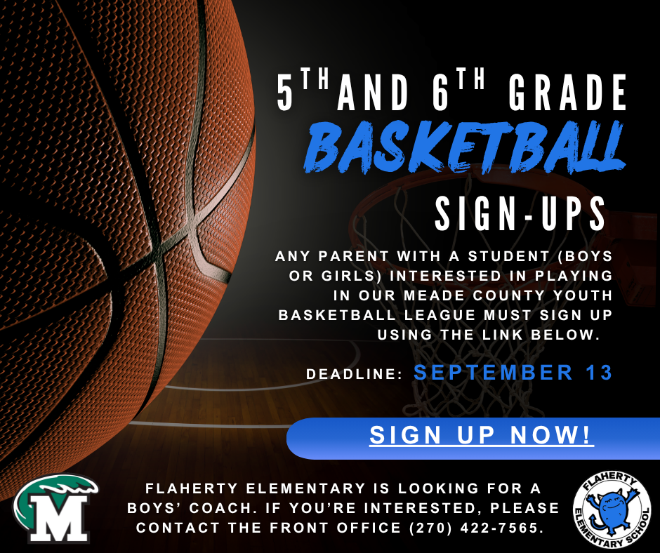5th 7 6th Grade boys and girls basketball