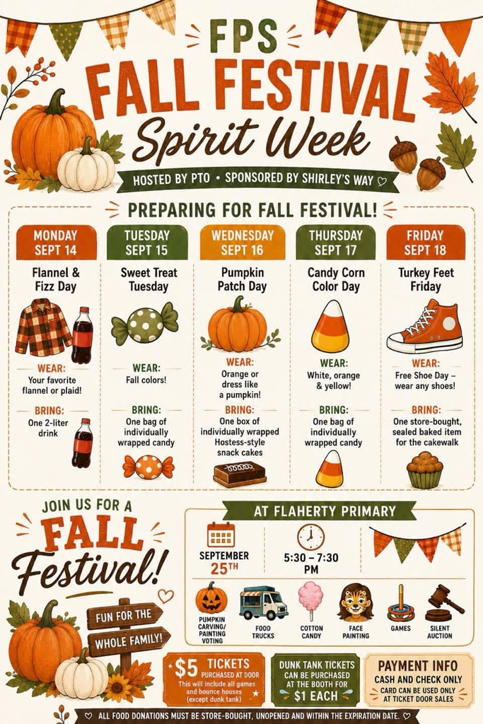 fall festival spirit week