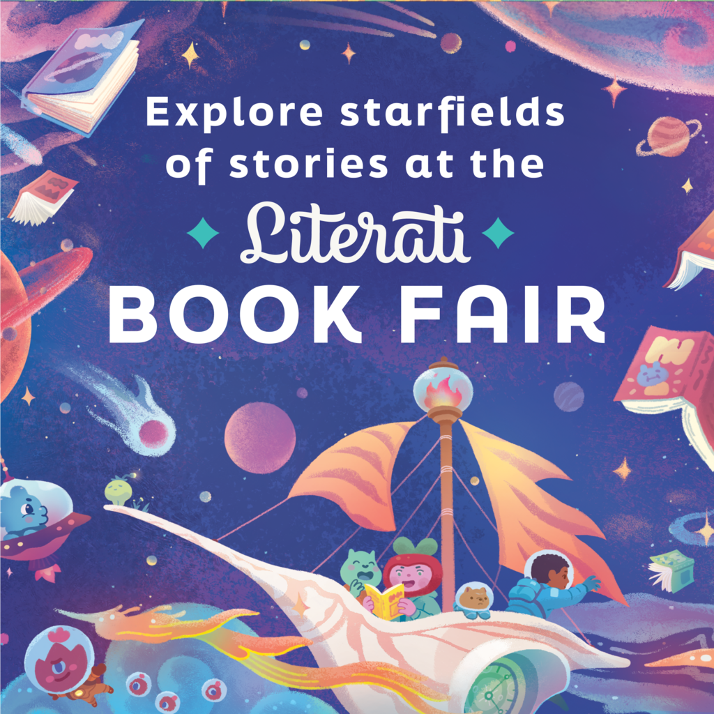 Save the Date! The Literati Book Fair is coming! Join us for an intergalactic adventure on 9/9-9/13. We will also have a day of celebrating our Grandparents during our fair. More details coming soon!!