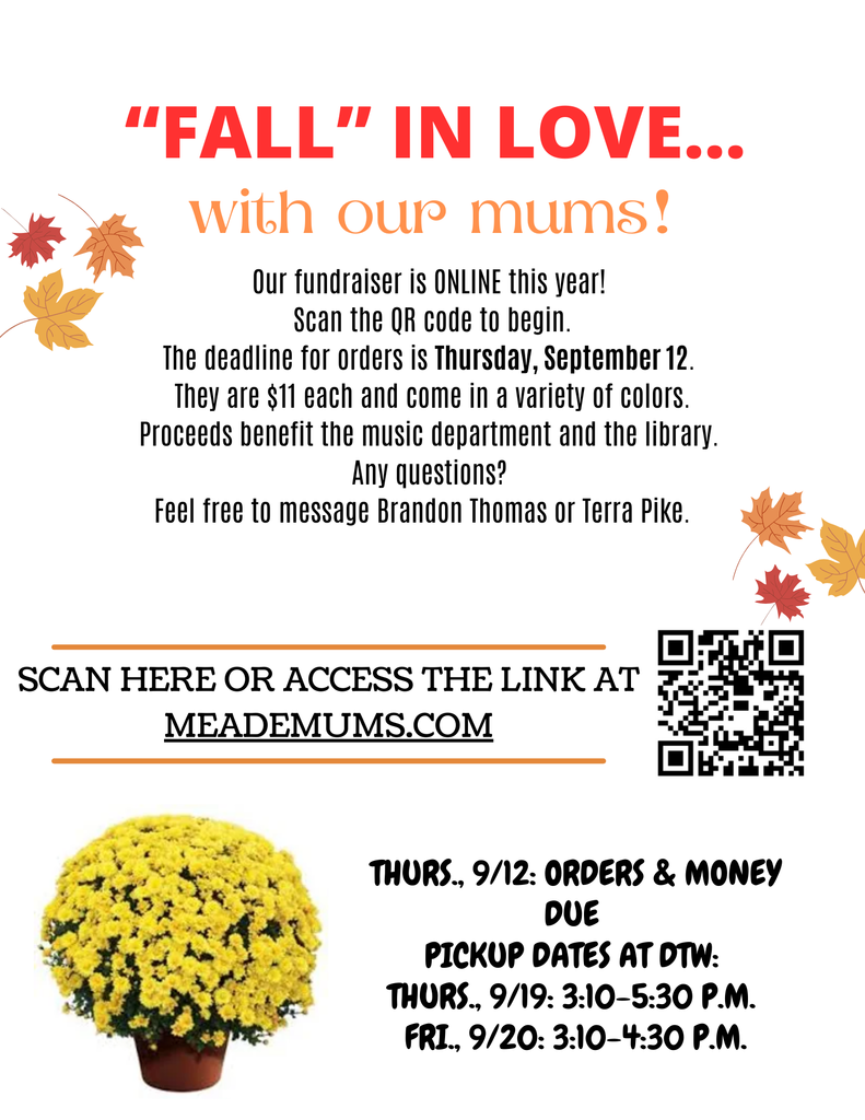 Mums fundraiser info.