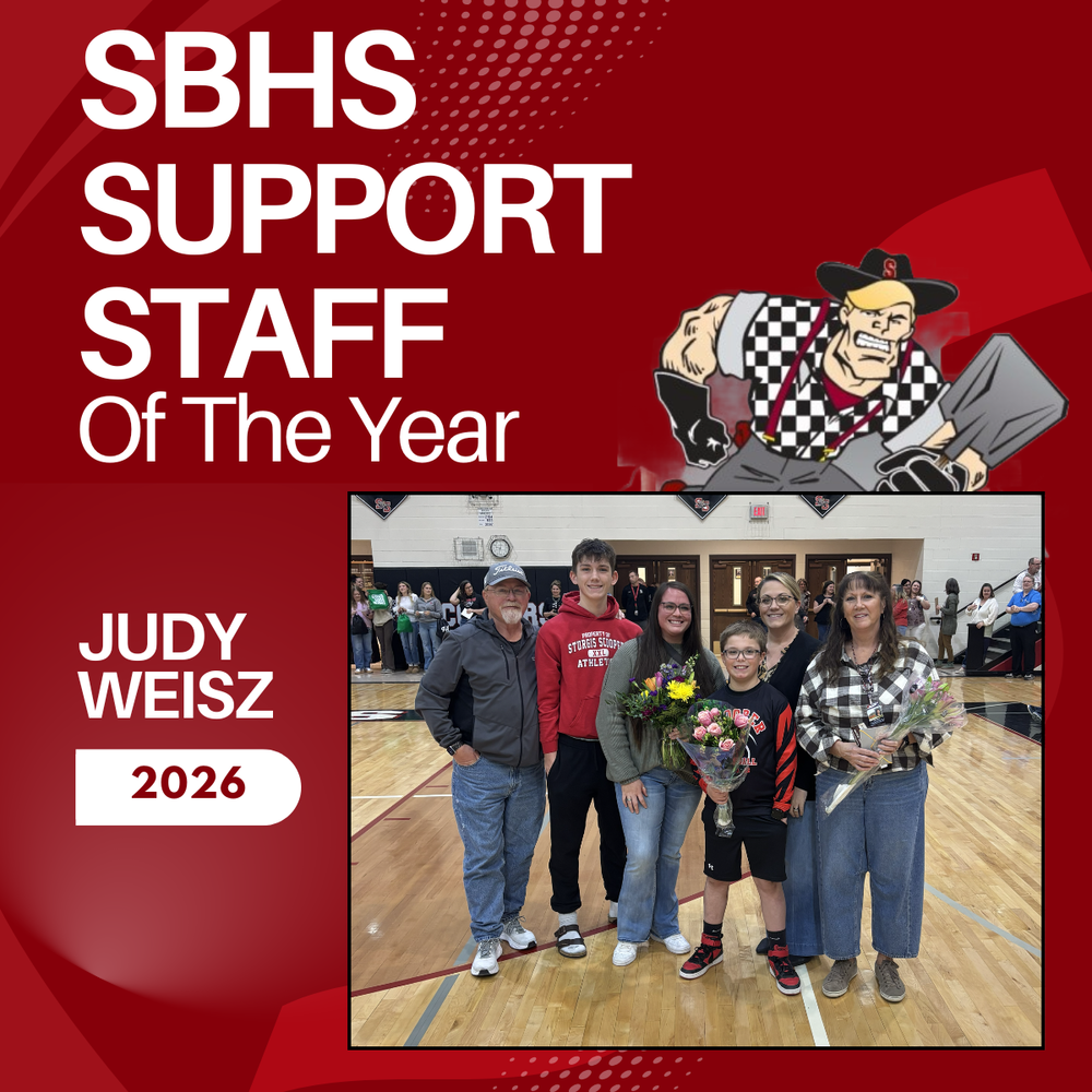 JUDY WEISZ NAMED SBHS SUPPORT STAFF OF THE YEAR
