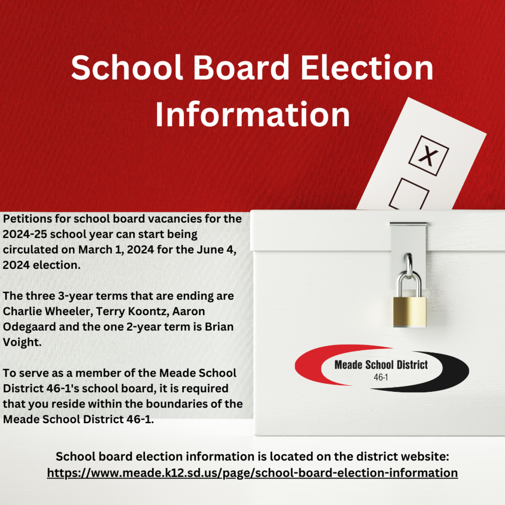 202425 School Board Election Information Meade School District 461