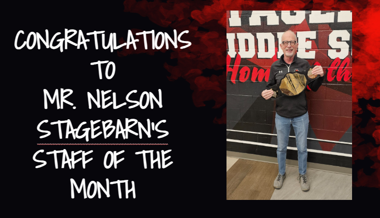 Congratulations to Mr. Nelson!