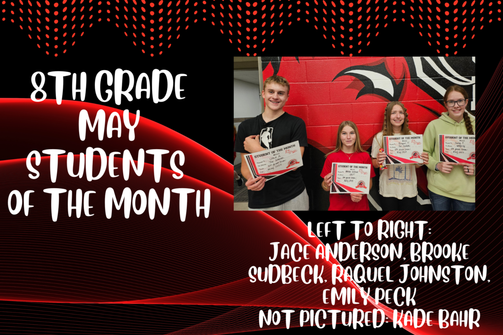 8th Grade Students of the Month