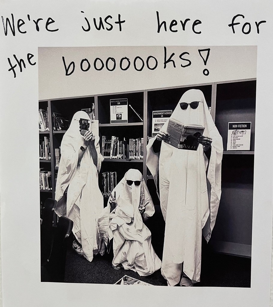 3 ghosts in school with saying