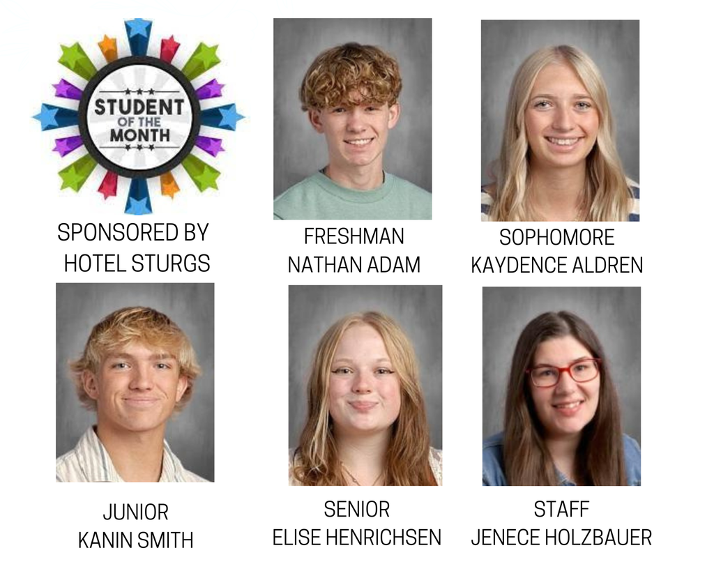 SBHS September Student & Staff of the Month