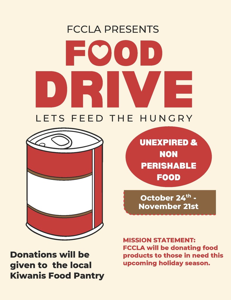FCCLA FOOD DRIVE