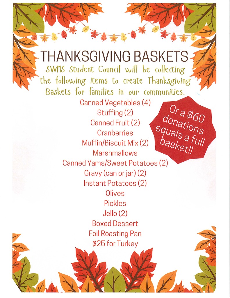 Thanksgiving Baskets
