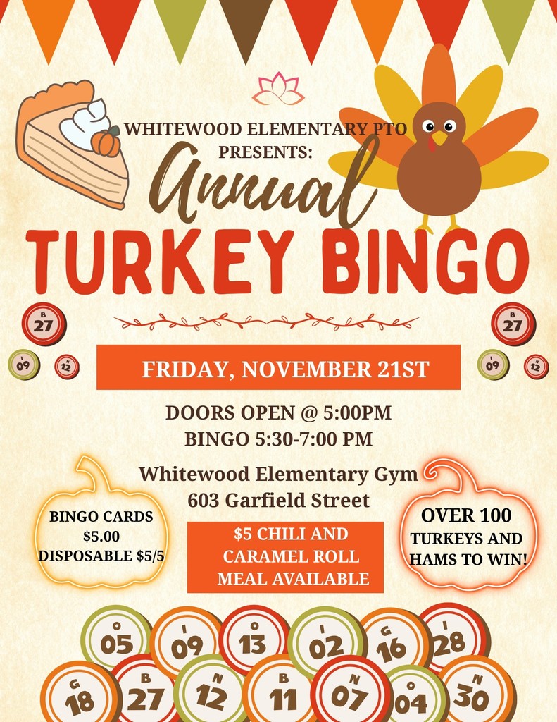turkey bingo flyer