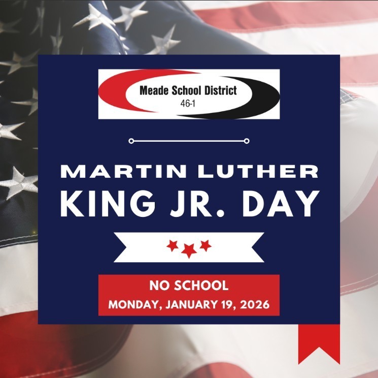 AMERICAN FLAG WITH MEADE SCHOOLS LOGO