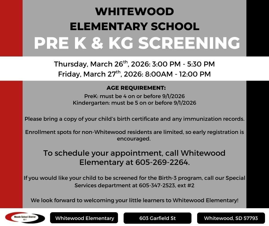 preschool screener flyer