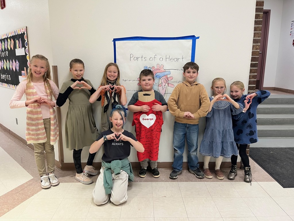 student council presenting george a shirt