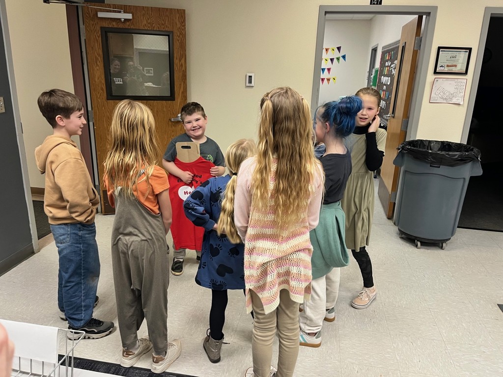student council presenting george a shirt