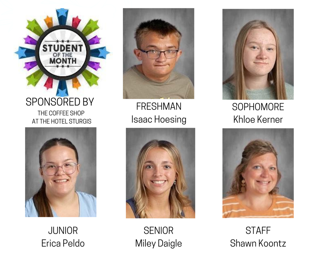 SBHS January Student & Staff of the Month 