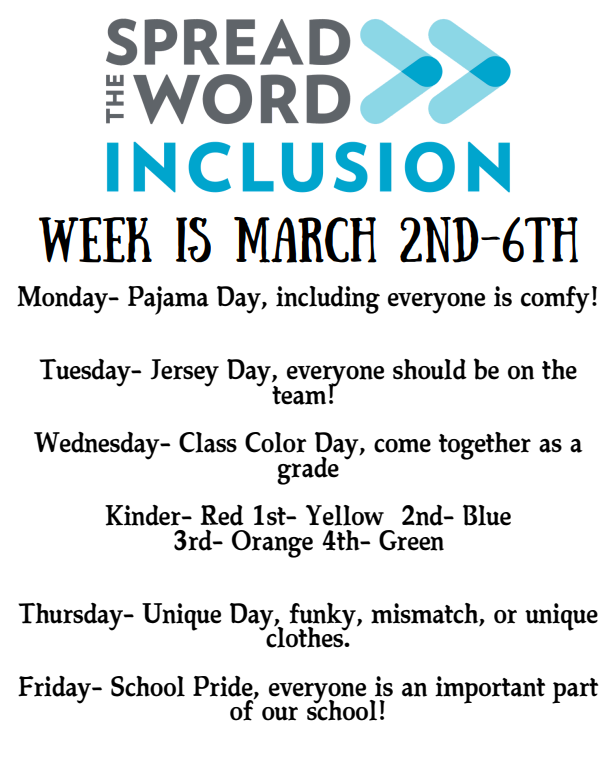spread the word inclusion symbol