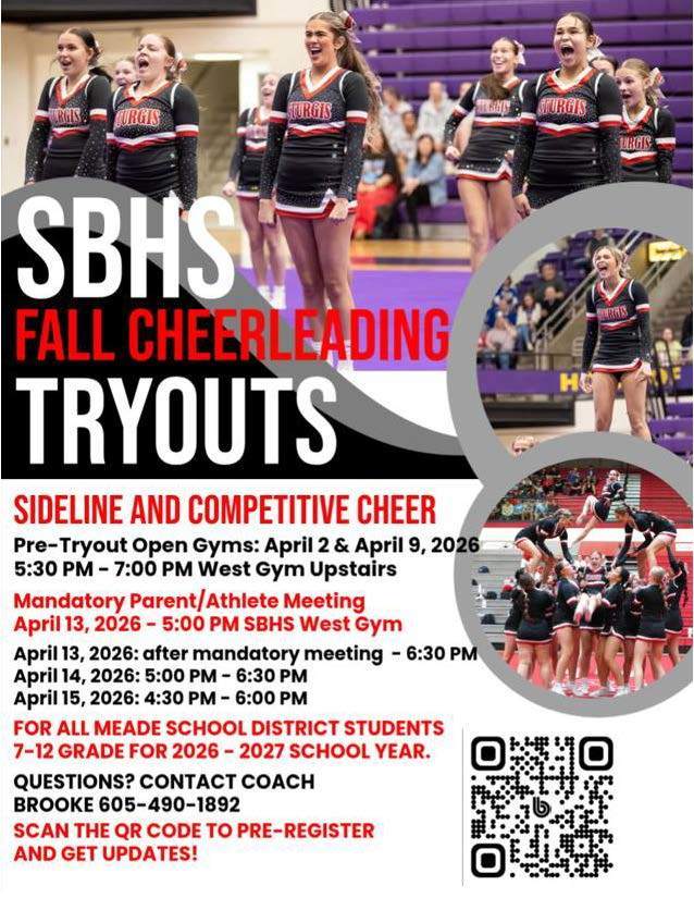 Fall 2026 Cheer Tryouts