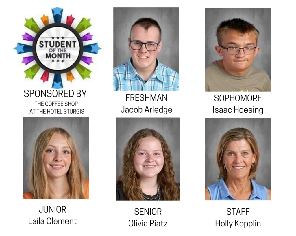 SBHS SEPTEMBER STUDENT & STAFF OF THE MONTH