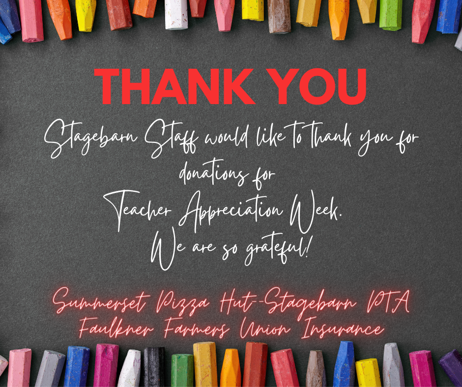 Thank you from Stagebarn Staff