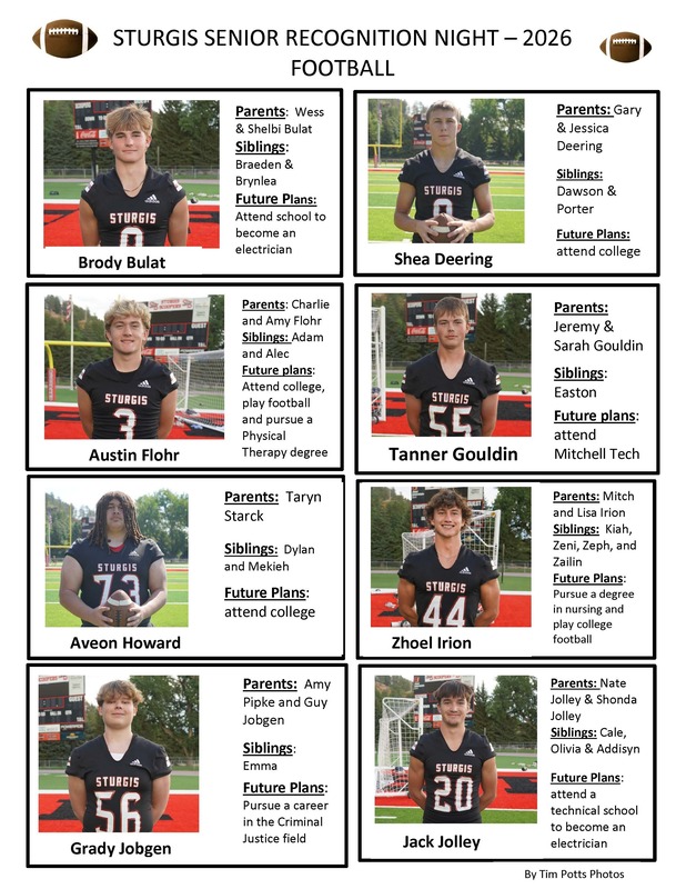 SBHS Football Senior Night 2026