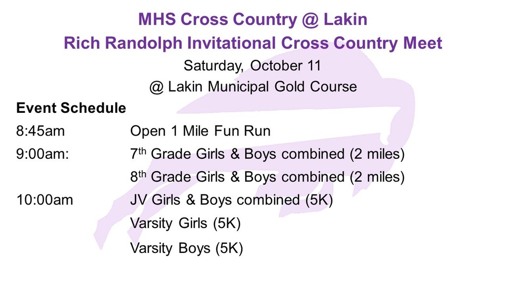 race schedule