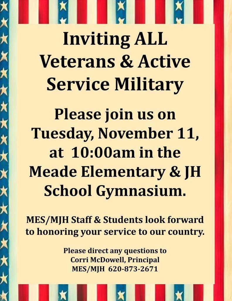 Veteran's Day Invitation