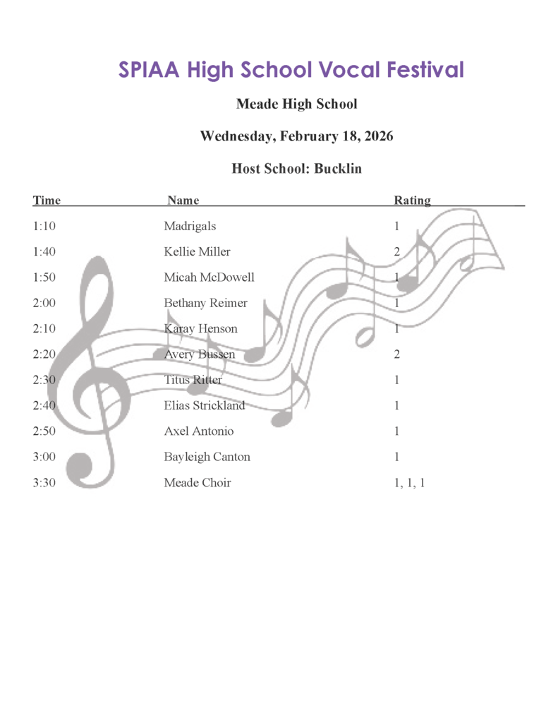 vocal festival results