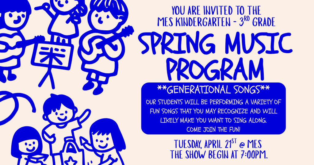 spring progam flyer