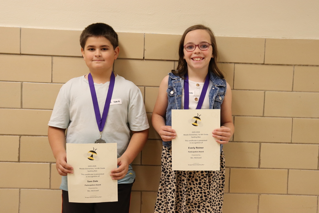 Mini Spelling Bee Winners