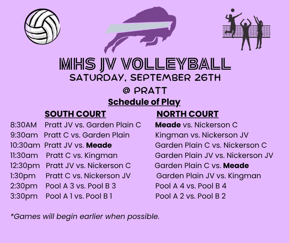 game schedule