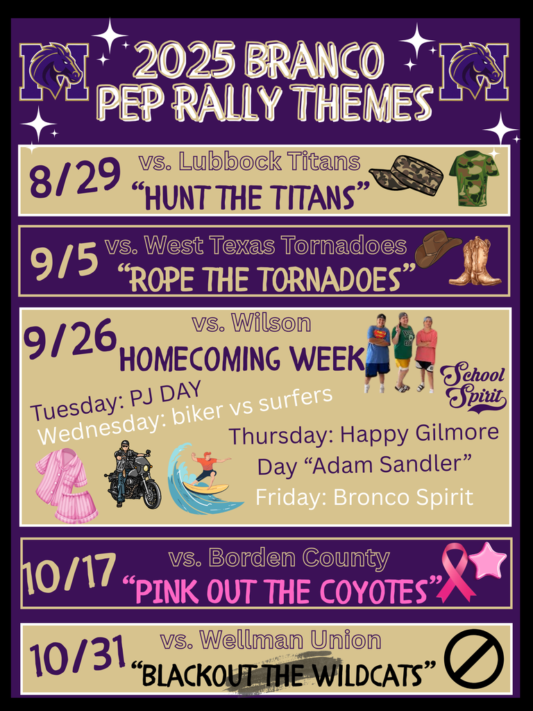 Pep Rally Themes